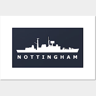 HMS Nottingham (D91) Posters and Art